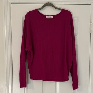 Cyrus Women's Long Sleeve Magenta Top